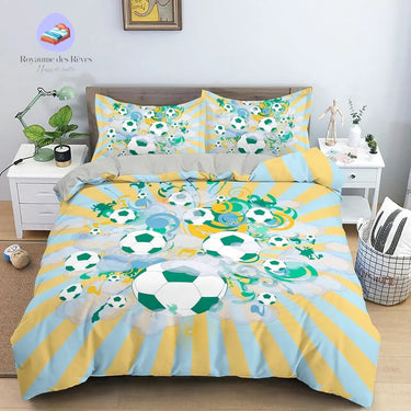 Housse de Couette Football 220x240